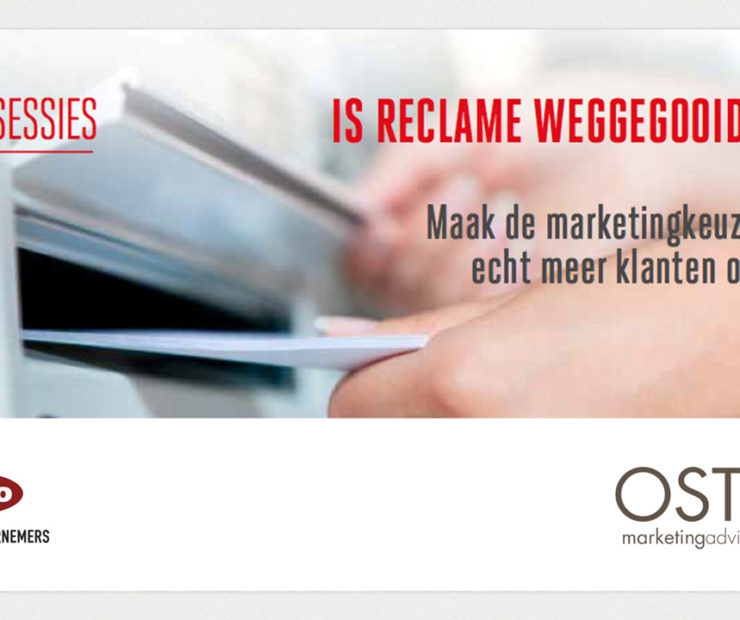 OSTYN marketingadviseurs Is reclame weggegooid geld PPT PowerPoint presentatie slide dia 003