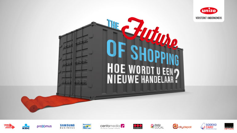 Unizo The Future of Shopping PPT PowerPoint presentatie slide dia 01